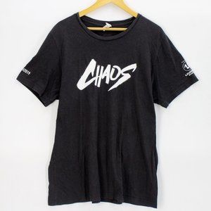 Chaos Epic Games Shirt Tee Men's Unreal Engine 2019 Black Weathered Size XL